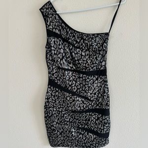 Forever 21 Sequin One Strap party Club Dress